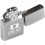 Zippo - Brushed Chrome (Laser Engraved)