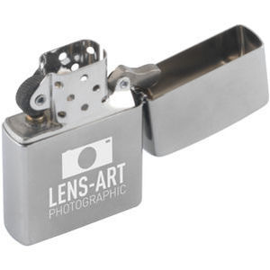 Zippo - Brushed Chrome (Laser Engraved)
