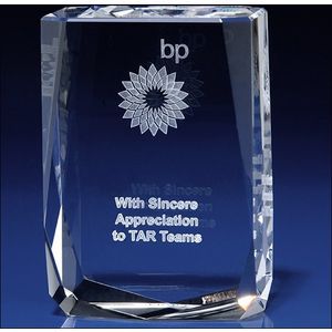 Crystal Chamonix Paperweight or Award