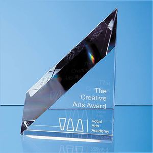 18cm Optical Crystal Stafford Peak Award
