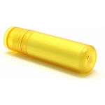 Lip Balm Stick Yellow Frosted Container & Cap 4.8g