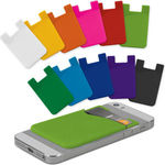 Silicone Phone Wallet Plain Stock