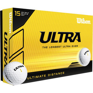 Wilson Staff Ultra Distance Printed Golf Balls Boxed In 15's