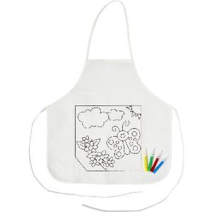 Kitchen apron for colouring felt tip pens