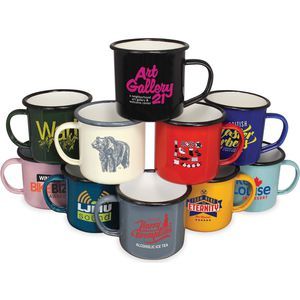 Premium Enamel Mugs 10oz/285ml (Coloured)