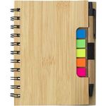Memo Holder Notebook Sticky Notes Ball Pen
