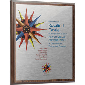 Personalised Oblong Award Plaque - 12x15