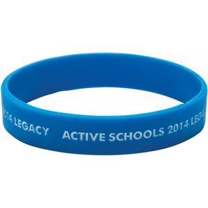 Silicone Wristband (Child Recessed & Infilled Design)