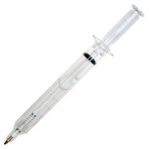 Ball pen syringe