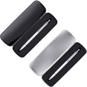 Rounded Metal Tin Box for 1 pen