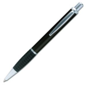 Aluminium Ball pen with rubber grip