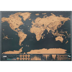 Scratch World Map 42X30Cm