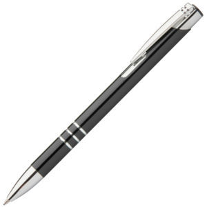 Channel Black ballpoint pen