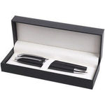 Elegance Set - Ballad Chrome ball pen and roller ball set in a Hi-Line box