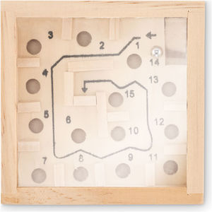 Pine Wooden Labyrinth Game