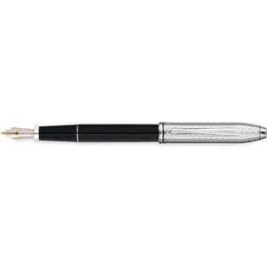 Cross Townsend Tango Black Lacquer / Rhodium Plated Appts Fountain Pen