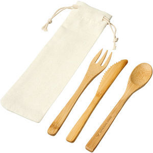 Bullet Celuk bamboo cutlery set