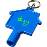 PF Manufactured Maximilian house-shaped utility key with keychain