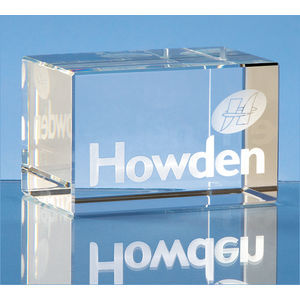 8cm Optical Crystal Rectangle