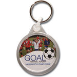 Round Acrylic Keyring With Printed Insert