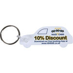 Flexible Plastic Shaped Keyring