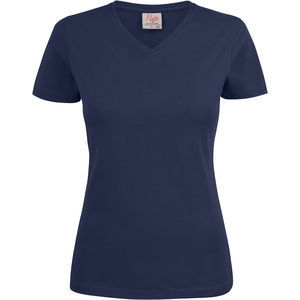Printer Heavy V-neck Lady