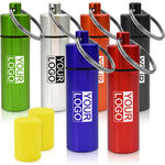 Earplugs in Coloured Logo Printed Metal Container