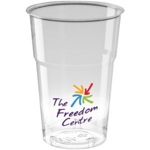 Disposable Plastic Tumbler (250ml/8.7oz) - Crystal Polystyrene