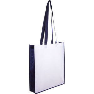 Non-Woven Bag with Coloured Gusset