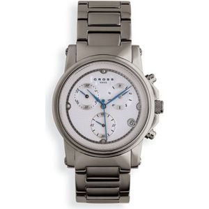 Cross Timepieces Milan - Chronograph Stainless Steel Bracelet White Dial