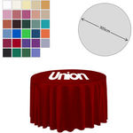 Fabric Round Tablecloth (305cm Diameter)