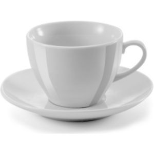 Ceramic cup 230 ml with saucer Porcelain