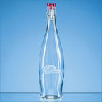 1ltr Round Red Cap Swing Top Bottle