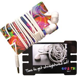 Plastic Earphone Winder Cards