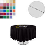 Fabric Round Tablecloth (229cm Diameter)