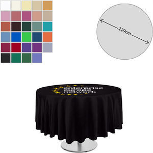 Fabric Round Tablecloth (229cm Diameter)