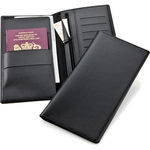 Travel Wallet Deluxe Travel Wallet Black Belluno Pu