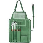 Apron with football barbecue set 3 pcs