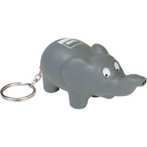 Stress Elephant Keyring