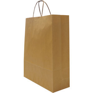 Hardwick 100 GSM Ribbed Medium Kraft Paper Bag