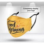 Double Layer 3D Flat-Fold Fabric Face Mask