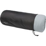 Seasons Marigold RPET polar fleece and sherpa blanket