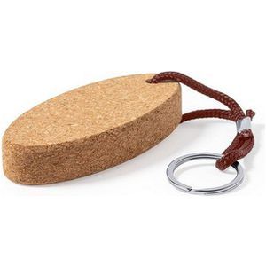 Cork keyring (4x9x1.5 cm)