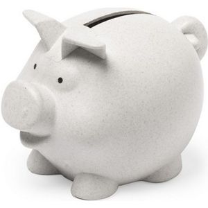 Bamboo piggy bank