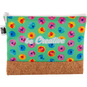 Creabeauty Cork M RPET Custom Cosmetic Bag