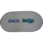 Oval Pop Up Windscreen Car Shade