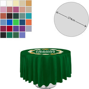 Fabric Round Tablecloth (275cm Diameter)