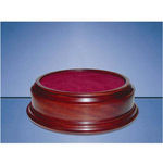 5 inch Recess Round Mahogany Base