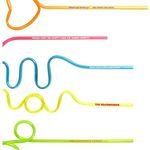 Curly Straws - Assorted Shapes