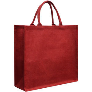 DORFOLDR Dyed Red Jute Bag